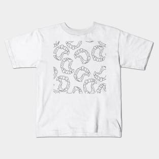 Falling Vampire Fangs Kids T-Shirt